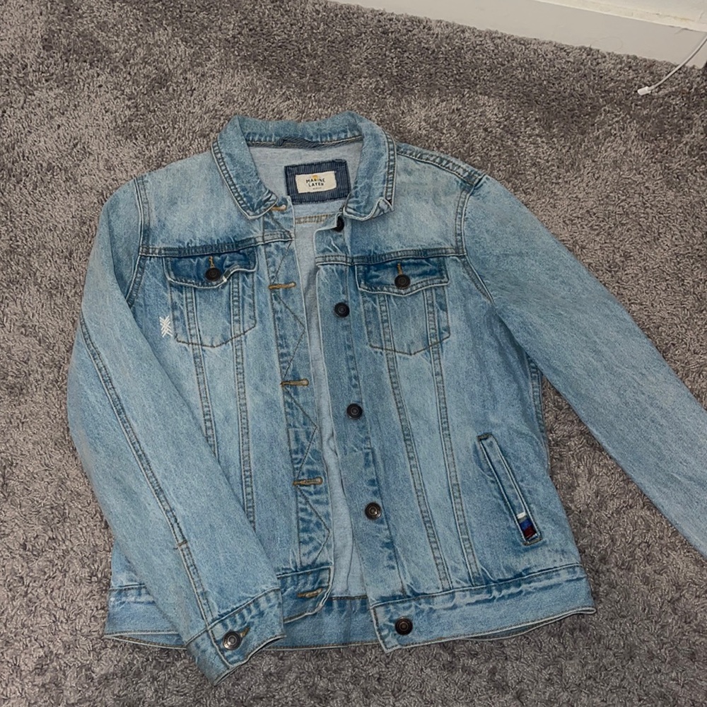 Marine Layer denim jacket size M